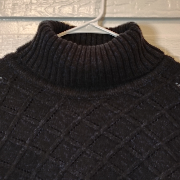 Madison 88 Onesize Cowl Neck Sweater Poncho Sleeveless BOHO COTTAGE CORE TWEE - Picture 5 of 7